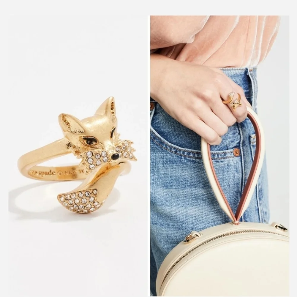 💛▪️Kate Spade▪️ so foxy fox ring $68